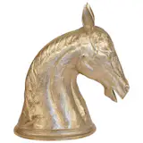 Available at viyet.com!

Bringing both style and a grandiose presence that will appeal to any art enthusiast, comes this metal horse bust. With highly decorative detailing, this art piece will bring a timeless sophistication to any household.

https://viyet.com/custom-monumental-silvered-metal-horse-bust-acc-17941-8416.html
