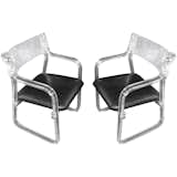 Available on viyet.com!

Circa 1970, this pair of Lucite armchairs harnesses the perfect levels of vintage refinement. Embossed black leather upholstered seats flawlessly contrast against its clear composition. Perfect as desk chairs, they are impeccably stylish and decidedly comfortable.

https://viyet.com/vintage-lucite-and-leather-armchairs-sea-19362-8588.html
