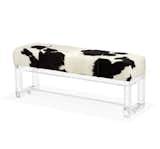 AVALON BENCH - SPOTTED HIDE

Upholstered in fabulous spotted hide and topping a modern acrylic base, the Avalon Bench is as chic as it is versatile.
