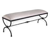 REMY FORGED BENCH - CREAM