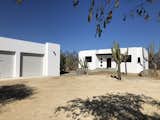 Front of Casa and new double garage