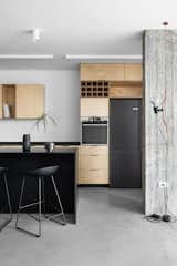 the kitchen