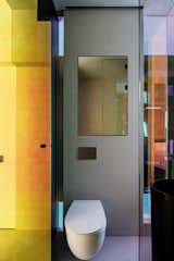the bathroom