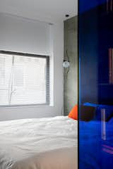 the bedroom & the shower corner dichroic glass 