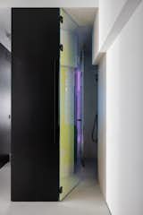 the bathroom from the entrance