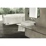 QUADRA Wash Basin Italian stone sink for bathroom by The Vero Stone