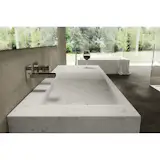 ONDA Wash Basin Italian stone sink for bathroom by The Vero Stone