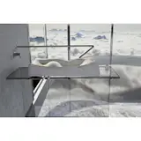 NUVOLA Wash Basin Italian stone sink for bathroom by The Vero Stone