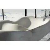 NUVOLA Wash Basin Italian stone sink for bathroom by The Vero Stone