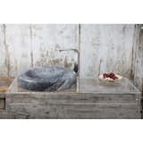 GOCCIA Wash Basin Italian stone sink for bathroom by The Vero Stone
