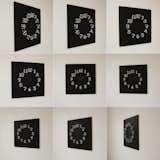 ”MOCAP “ wall clock
 Most wall-clocks have the same basic shape: round. Also the same looking time-indication by numbers or stripes.
"MOCAP" steps away from the basic.