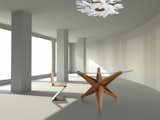 “LOCK“  bamboo dining table