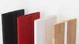 Nikka WOODY bookcases sides :Pvc black, Red White and solid wood Beech