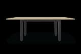 Dining Table 001 // Ebonized Ash base with oiled Ash top