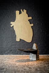 Kurt Pio's 'Beautiful Coward' and Gone Rural's  'Lutindzi side-table'