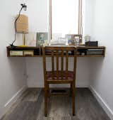 Office, Study Room Type, Chair, Desk, and Vinyl Floor Calder - Interior 4 - Study  Photo 6 of 14 in Calder Laneway House - Edmonton by Jesse Watson