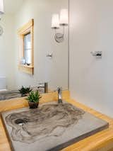 Custom concrete sink