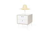 Maria

Maria exploits the genre issue and has a human and humoristic character. The lampshade represents women straw hat, typical of the portuguese region of Baixo Minho. The handles accentuate the humorist intention, because Maria speaks too much. The drawers have illustrations of the belongings of the character. Maria is destined for indoors and can adapt itself to children, youngsters and adults. 

Size 
W50 x D50 x H95 cm / W19,7’’ x D19,7’’ x H37,4’’.

Weight 
24 kg / 53 lbs.