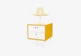 Maria

Maria exploits the genre issue and has a human and humoristic character. The lampshade represents women straw hat, typical of the portuguese region of Baixo Minho. The handles accentuate the humorist intention, because Maria speaks too much. The drawers have illustrations of the belongings of the character. Maria is destined for indoors and can adapt itself to children, youngsters and adults. 

Size 
W50 x D50 x H95 cm / W19,7’’ x D19,7’’ x H37,4’’.

Weight 
24 kg / 53 lbs.