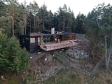 whole house drone view from north west