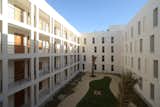 The student accommodation buildings at the German University of Technology, Oman (GUtech) 
