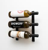 The one foot Wall Series segment is perfect for wet bars or for adding an extra foot of wine storage to larger Wall Series metal wine rack displays. Available in single, double, or triple bottle depth.