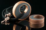 Eclipse Pendant & Ring.
Concrete, Pigments, Copper, Leather.