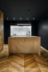 Kitchen, Wine Cooler, Ice Maker, Stone Counter, Colorful Cabinet, Stone Tile Backsplashe, Ceiling Lighting, and Drop In Sink  Search “presso-espresso-maker.html” from 118 Interior design ALL in Studio