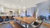 dining room and kitchen open concept.