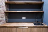 Kitchen, Wood Counter, and Open Cabinet  Photo 17 of 18 in Startup office in Prezlauer Berg by Maxim Kurennoy