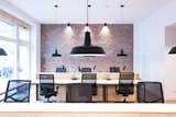 Office, Lamps, Desk, Study Room Type, and Chair Open space with custom-made desks  Photo 2 of 18 in Startup office in Prezlauer Berg by Maxim Kurennoy