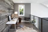 Barnwood and custom metal mesh railing