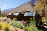 Elqui Domos, a hotel in Chile’s Elqui Valley, offers "observatory rooms"—triple-level wooden cabins on the upper slope of the land that offer direct views of the dramatic scenery.
