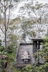Outdoor, Side Yard, Large Patio, Porch, Deck, Wood Patio, Porch, Deck, and Trees  Photo 3 of 13 in Stay in a Riverside Vacation Home That Embraces the Australian Bush