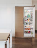 Integrated built-in refrigeration unit with smart-touch controls from Sub-Zero.