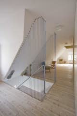 Staircase and Cable Railing  Photo 6 of 18 in Stay in a Renovated, Sea-Inspired Frisian Apartment in a Former Hay Storage Barn