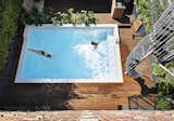 Outdoor, Large Patio, Porch, Deck, Wood Patio, Porch, Deck, and Small Pools, Tubs, Shower  Photo 2 of 16 in A Creative Brick Extension That’s Designed to Adapt With a Growing Family’s Needs