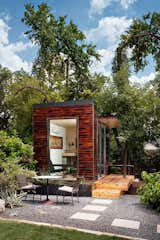 Austin-based prefab company Sett Studio offers these tiny structures that are complete with charred-wood siding, floor-to-ceiling windows, and bamboo floors. They can be set up as extra bedrooms, yoga studios, a hydroponics growing area, or an office space in the backyard.