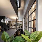 102 Potted Olive Plants Cover the Facade of This Bangkok Home - Photo 4 of 11 - 