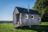 Exterior, Wood Siding Material, Gable RoofLine, Shed Building Type, and Metal Roof Material  Photo 1 of 13 in 6 Modern Homes on Wheels