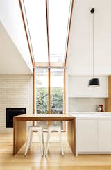 Windows, Skylight, and Wood  Windows Skylight Photos from 2 New Gable Roofs Brighten Up an Edwardian Cottage in Melbourne
