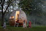Outdoor, Woodland, Trees, Grass, and Wood  Outdoor Woodland Grass Photos from You Can Buy Your Very Own Prefabricated Escape Pod