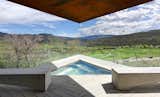Outdoor, Plunge, Concrete, Small, Concrete, and Hot Tub  Outdoor Concrete Plunge Concrete Small Photos from An Angular Mountain Retreat in Colorado Captures Breathtaking Views