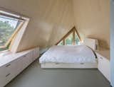 An attic bedroom