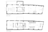 Floor plan for ground and upper level.