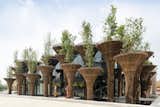 The Vietnam Pavilion at the Milan Expo 2015, which comprised of 46 bamboo "trees."&nbsp;