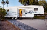 Exterior and Camper Building Type The Sholins purchased this Keystone Montana Fifth Wheel camper in Arizona.  Photo 2 of 16 in Hit the Road With This Chic Camper on Sale For $28K