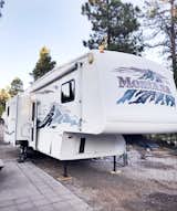 Exterior and Camper Building Type A Jayco Fifth Wheel camper.  Photo 15 of 16 in Hit the Road With This Chic Camper on Sale For $28K