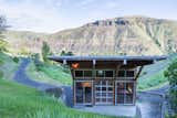 Exterior, Wood Siding Material, Shed RoofLine, Metal Roof Material, and Shed Building Type The entrance to the bunkhouse.  Photo 11 of 12 in Own This Award-Winning Riverside Home in Idaho For $650K