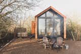 Outdoor, Trees, Back Yard, and Hot Tub Pools, Tubs, Shower Just an hour from London, Elmley Nature Reserve in the Isle of Sheppey in Kent, England is a 3,200-acre wilderness estate with plenty of wildlife and tranquil landscapes.  Photos from 10 Adorable Tiny Homes You Can Rent Right Now